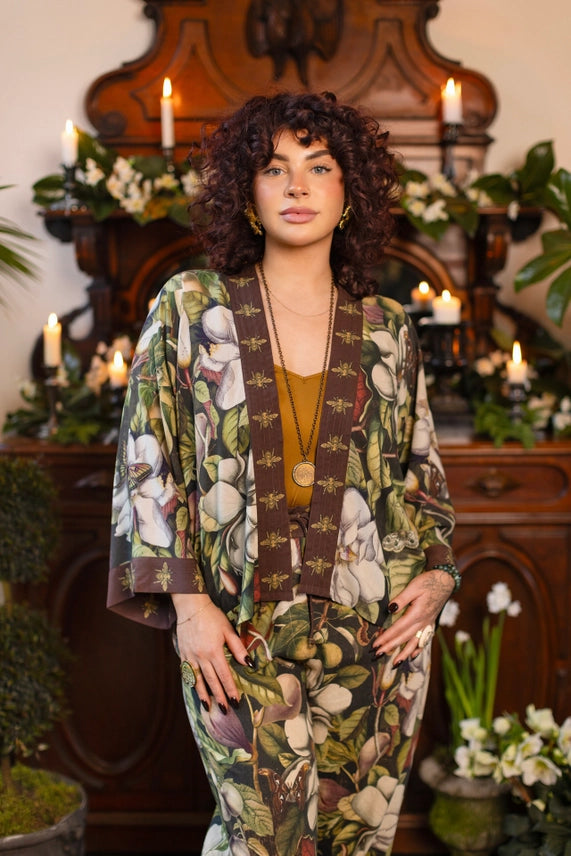 FLEUR DE LUNE PIXIE DUSTER CROP KIMONO-MARKET OF STARS