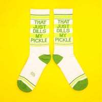 THAT JUST DILLS MY PICKLE CREW SOCKS-GUMBALL POODLE