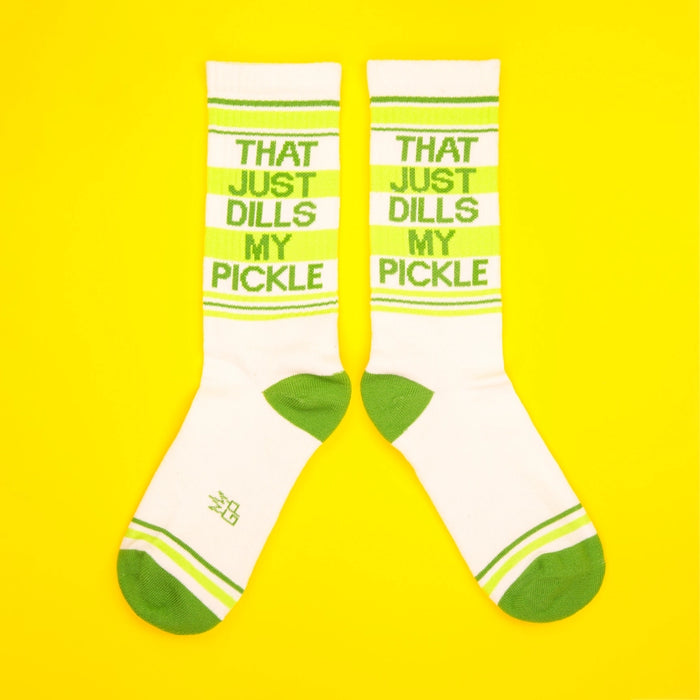 THAT JUST DILLS MY PICKLE CREW SOCKS-GUMBALL POODLE