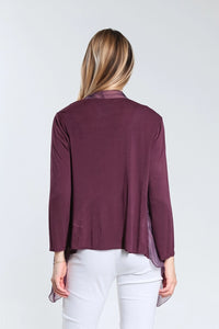 ANSLEY SILK FRONT TIE WRAP-ONE SIZE-TEES BY TINA