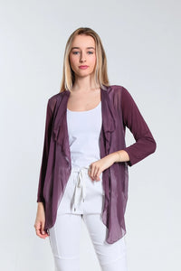 ANSLEY SILK FRONT TIE WRAP-ONE SIZE-TEES BY TINA