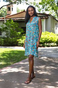 SLEEVELESS SEASHELL DRESS-APNY