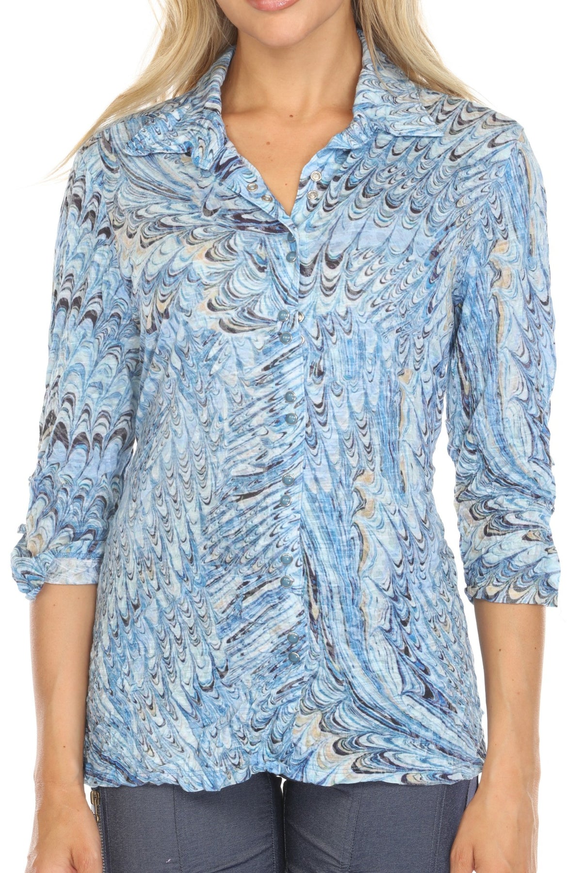 TIDAL DRIFT-SABRINA SHIRT-CARINE APPAREL