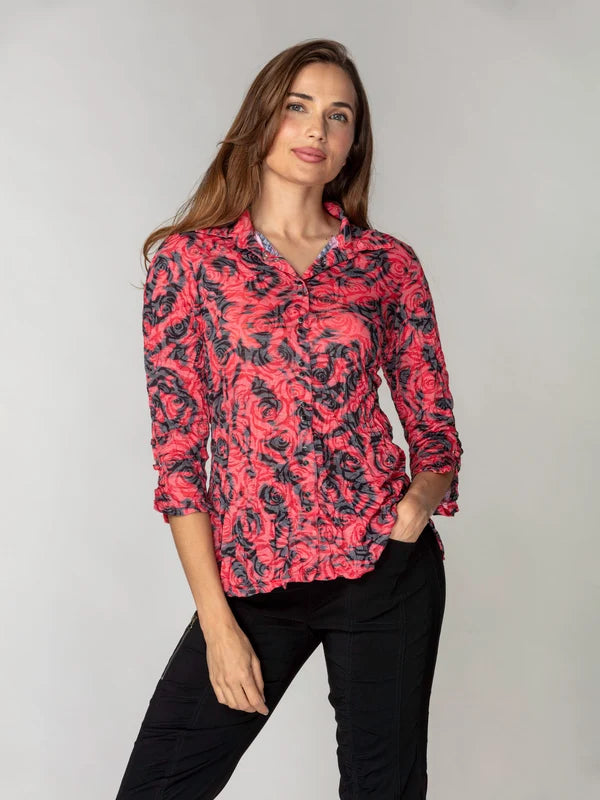 SCARLET ROSE-SABRINA SHIRT-CARINE APPAREL