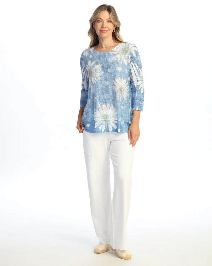 DAISY POP BOUCLE CONTRAST TUNIC-JESS AND JANE