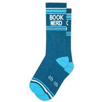 BOOK NERD CREW SOCKS-GUMBALL POODLE