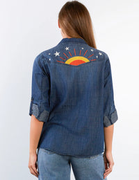 HELLO SUNSHINE SHIRT-DUSK DENIM-BILLY T