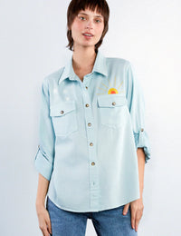 HELLO SUNSHINE SHIRT-MINTY-BILLY T