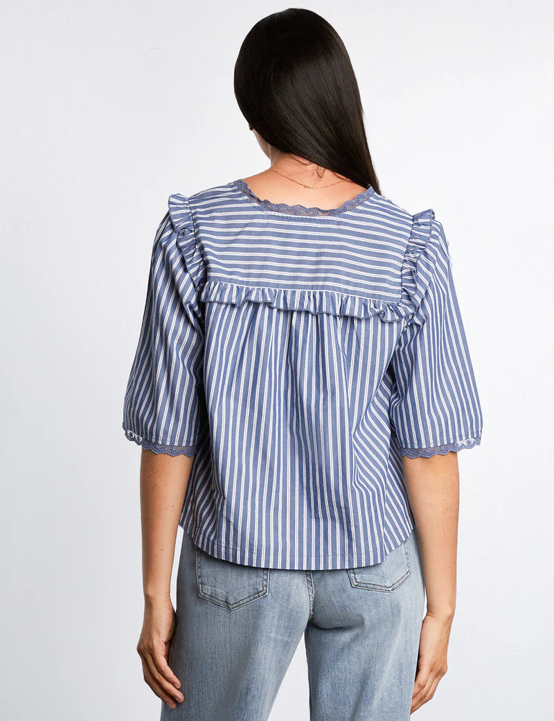 JULIET SHIRT-REGATTA BLUE-BILLY T
