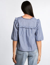 JULIET SHIRT-REGATTA BLUE-BILLY T