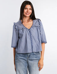 JULIET SHIRT-REGATTA BLUE-BILLY T