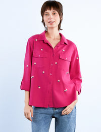 DAISY MEADOW SHIRT-VERY BERRY-BILLY T