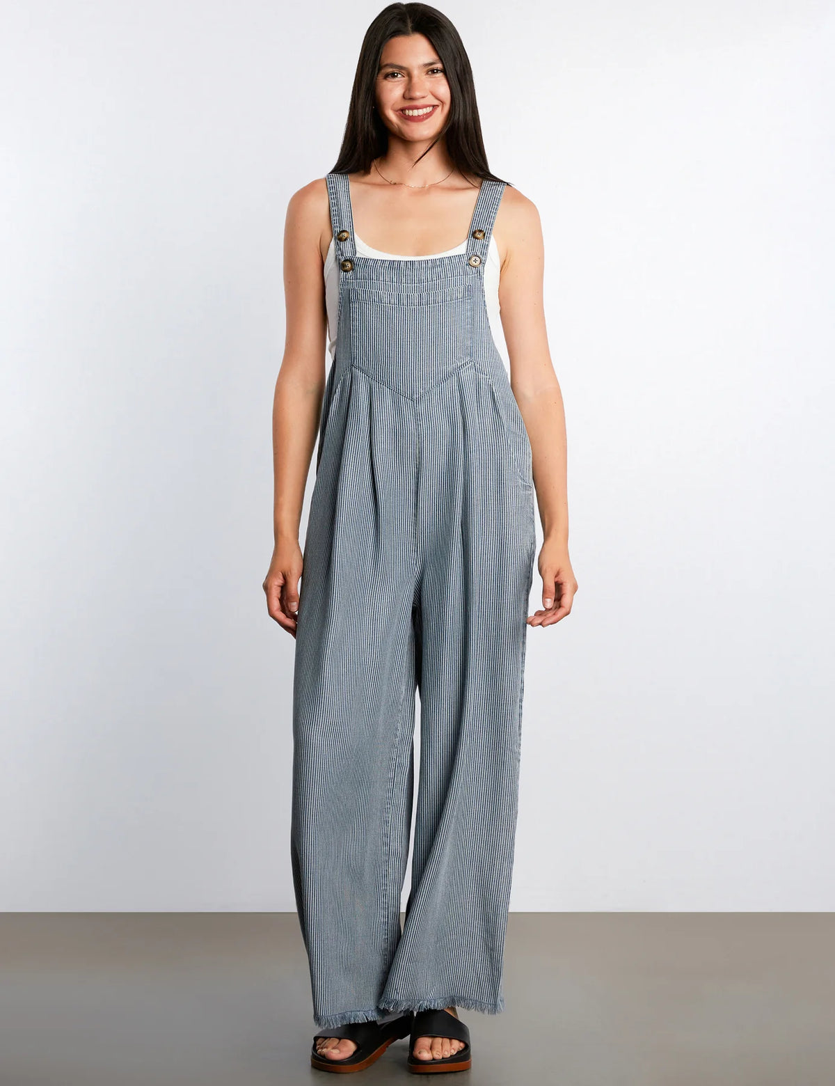 CLAIRE OVERALLS-RR STRIPES-BILLY T