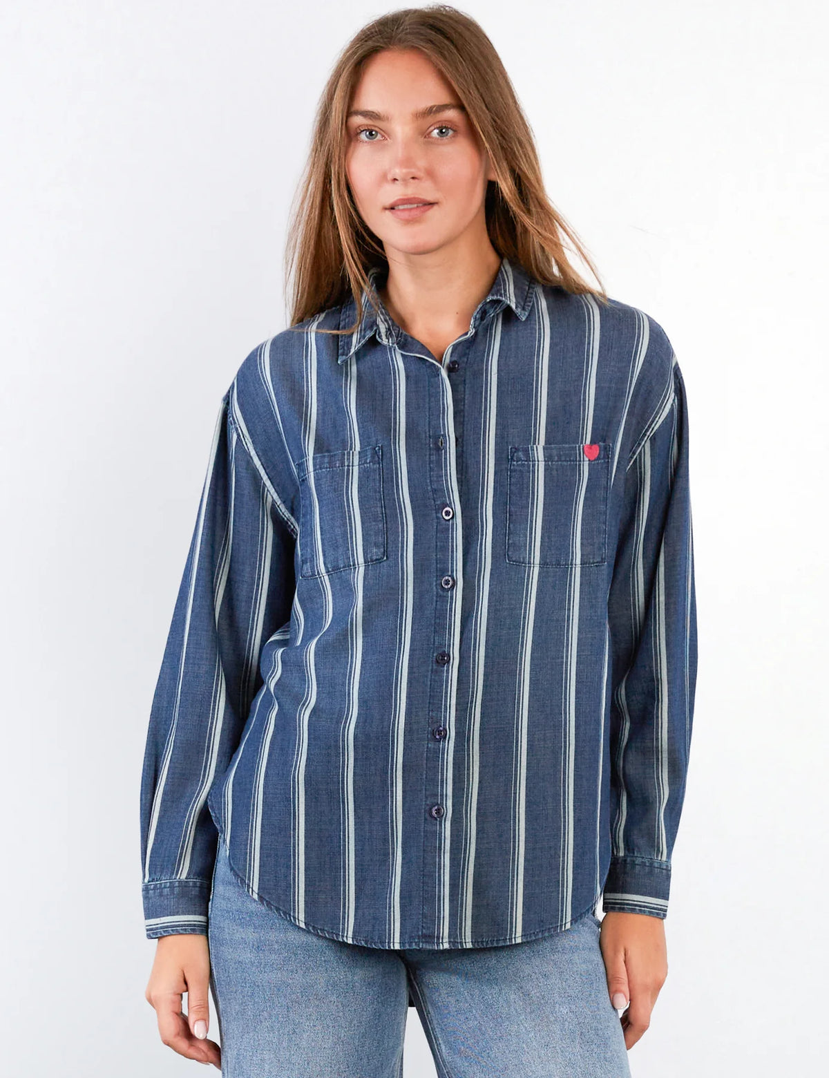 DAYDREAM SHIRT-INDIGO CABANA STRIPE-BILLY T