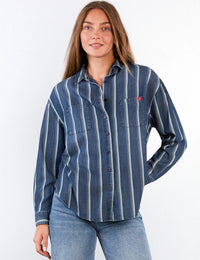 DAYDREAM SHIRT-INDIGO CABANA STRIPE-BILLY T