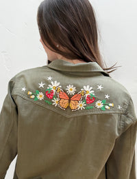 DAYDREAM BUTTERFLY SHIRT-LODEN GREEN-BILLY T