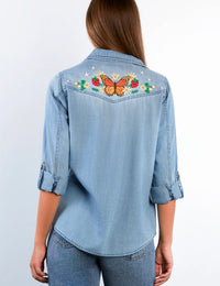 DAYDREAM BUTTERFLY SHIRT-PURE DENIM-BILLY T