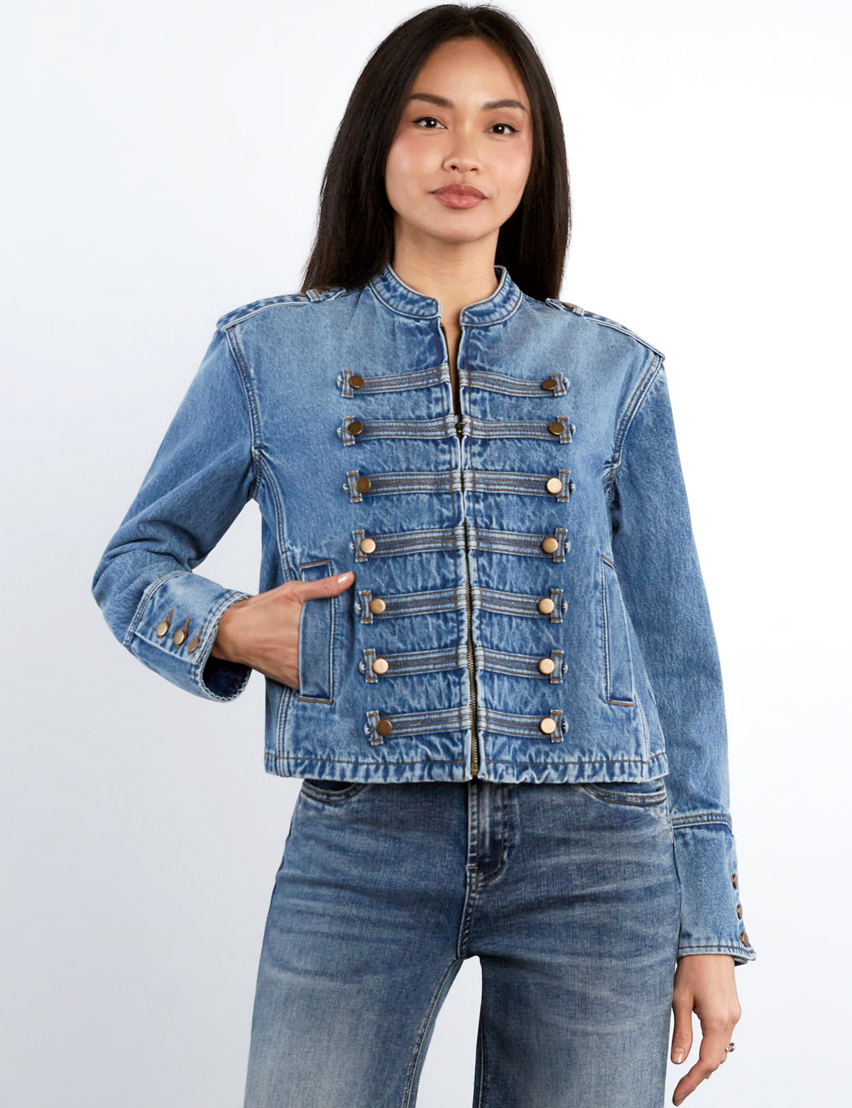 ALL ACCESS BAND JACKET-VINTAGE BLUE-BILLY T