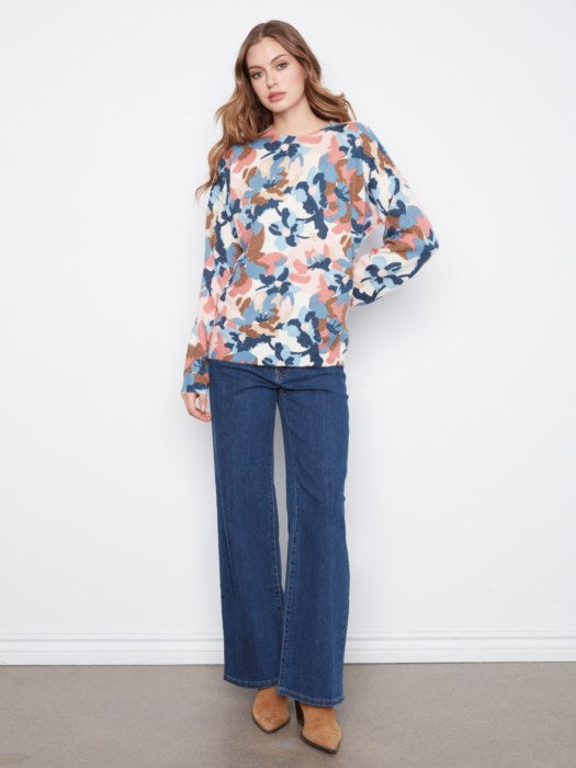 REVERSIBLE L/S CREW SWEATER-DREAM-CHARLIE B