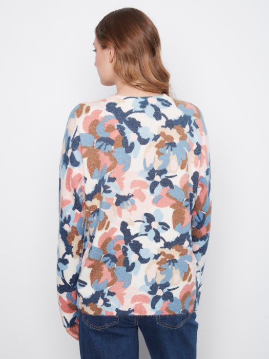 REVERSIBLE L/S CREW SWEATER-DREAM-CHARLIE B
