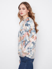 REVERSIBLE L/S CREW SWEATER-DREAM-CHARLIE B