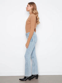 CELINE FLARE LEG JEANS-LIGHT BLUE-CHARLIE B