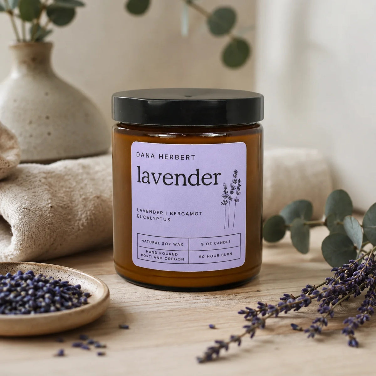 SOY CANDLES-DANA HERBERT