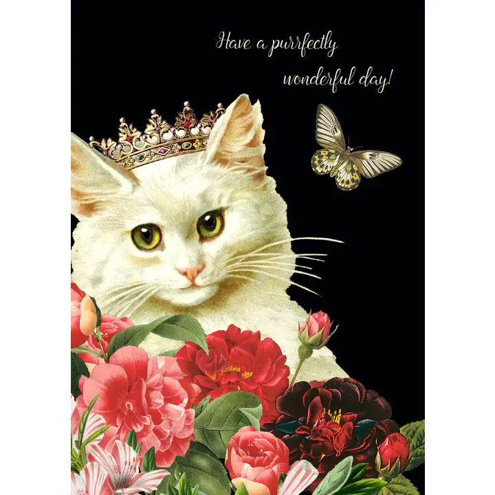 HAVE A PURRFECTLY WONDERFUL DAY GREETING CARD-P.FLYNN