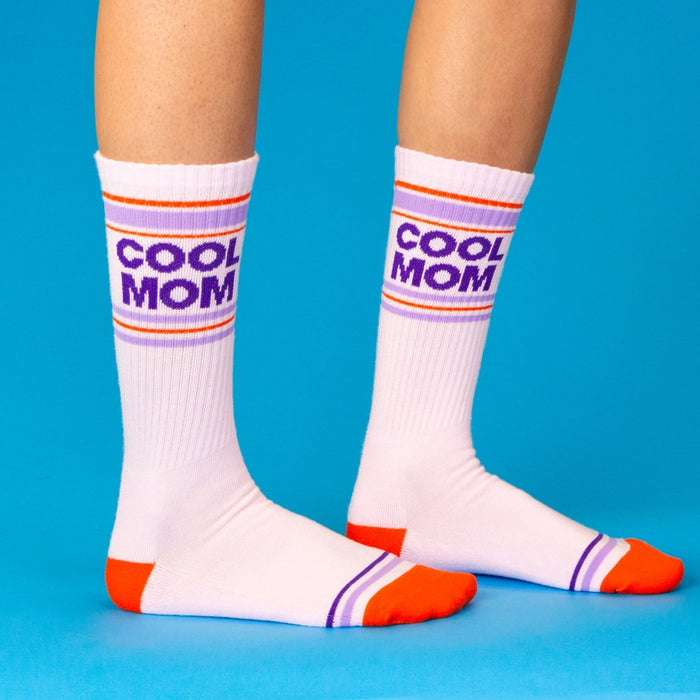 COOL MOM CREW SOCKS-GUMBALL POODLE