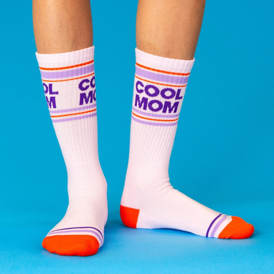 COOL MOM CREW SOCKS-GUMBALL POODLE