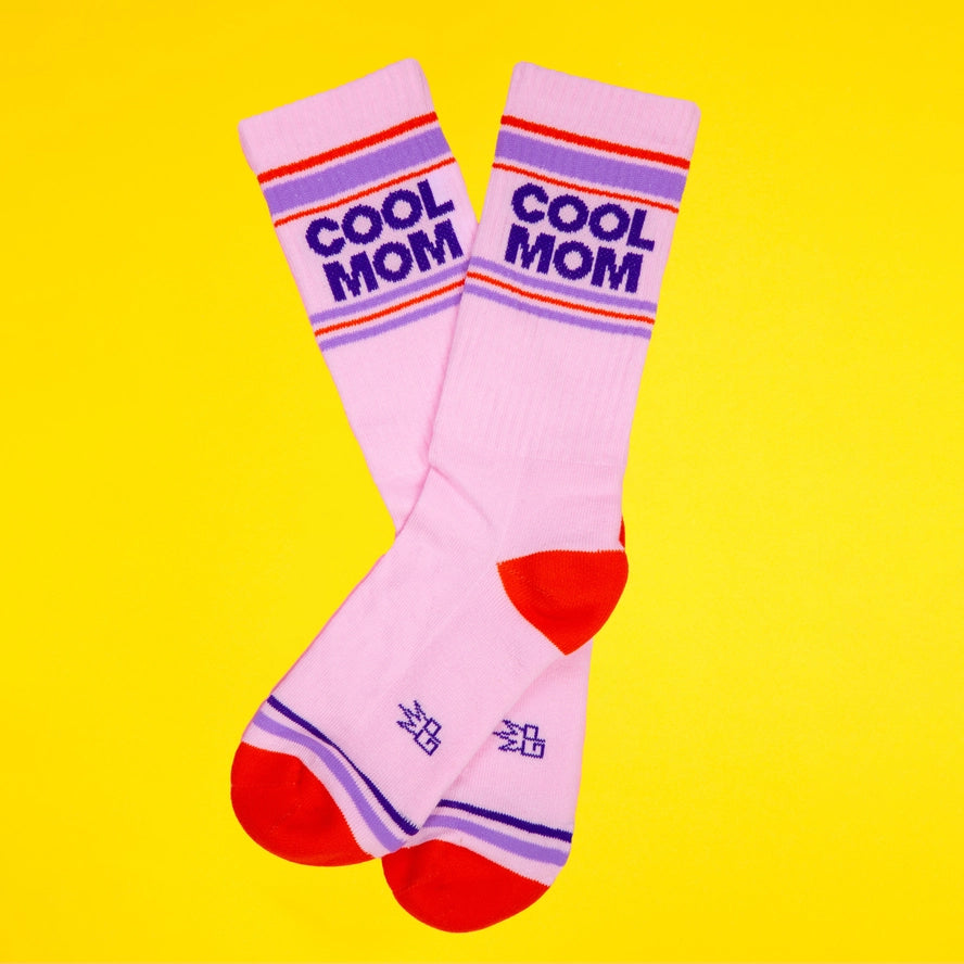 COOL MOM CREW SOCKS-GUMBALL POODLE