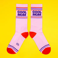 COOL MOM CREW SOCKS-GUMBALL POODLE