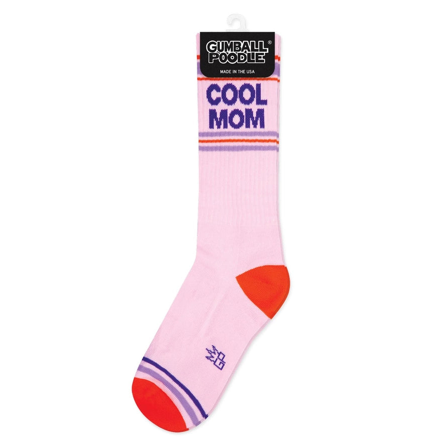COOL MOM CREW SOCKS-GUMBALL POODLE