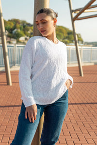 V-NECK SCRAMBLE KNIT 100% COTTON - AVALIN