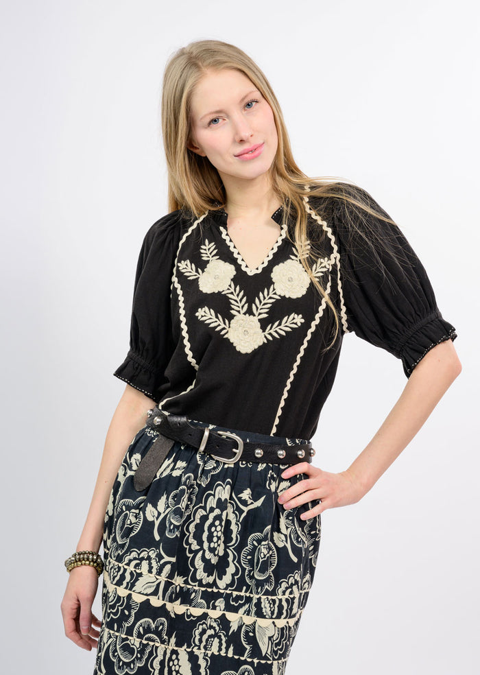 DANA EMBROIRERED BLOUSE-SISTER MARY