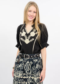 DANA EMBROIRERED BLOUSE-SISTER MARY