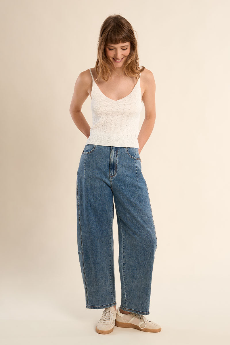 BARREL JEAN-DENIM BLUE-MOLLY BRACKEN