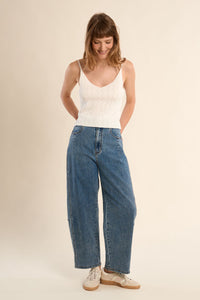 BARREL JEAN-DENIM BLUE-MOLLY BRACKEN