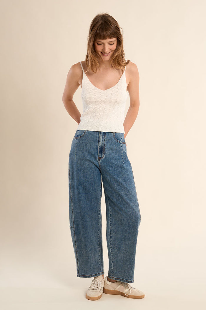 BARREL JEAN-DENIM BLUE-MOLLY BRACKEN