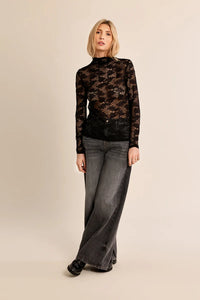 LACE UNDERSHIRT-BLACK-MOLLY BRACKEN
