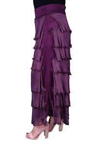 ELISA RUFFLE SILK SKIRT-ONE SIZE-TEES BY TINA