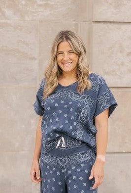 ELLA TOP-NAVY-SHANNON PASSERO