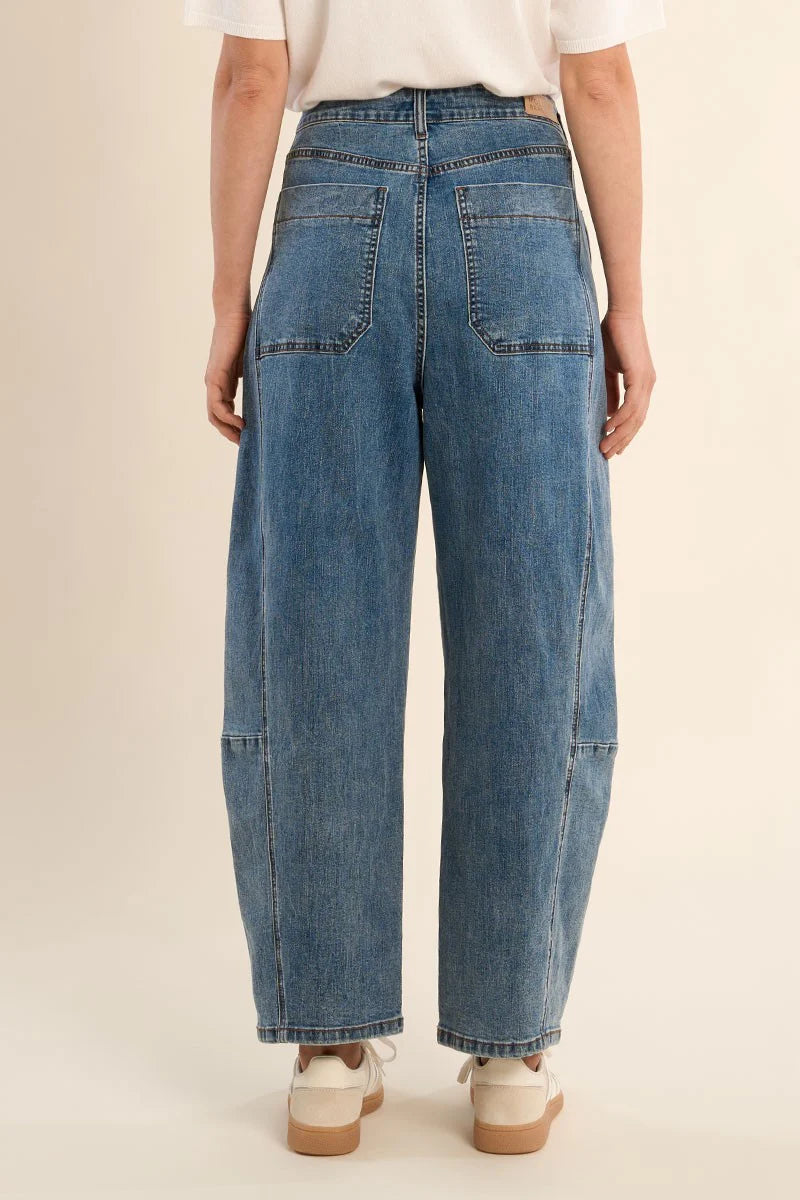 BARREL JEAN-DENIM BLUE-MOLLY BRACKEN