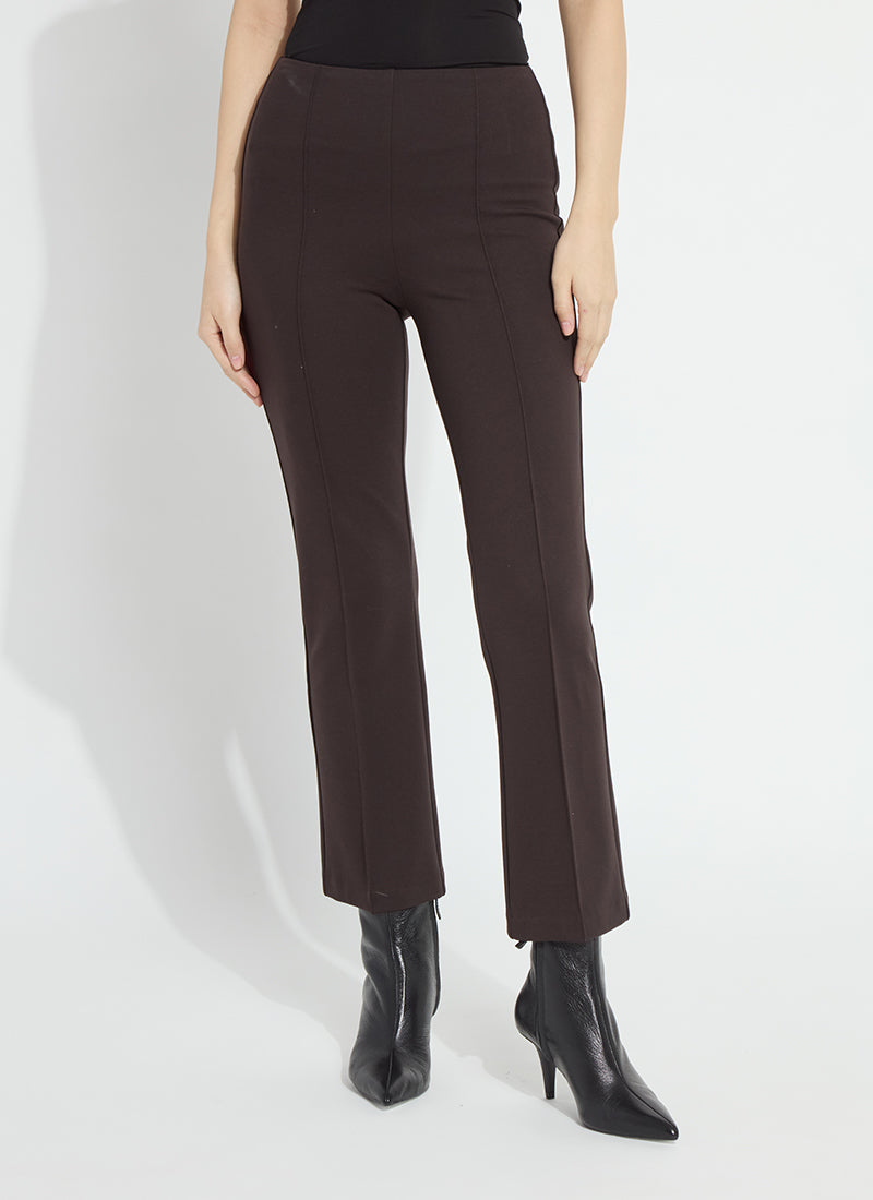 ANKLE 27" ELYSSE PANT PONTE-ESPRESSO-LYSSE