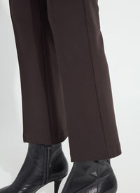 ANKLE 27" ELYSSE PANT PONTE-ESPRESSO-LYSSE
