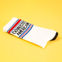 EXHAUSTED AMERICAN CREW SOCKS-GUMBALL POODLE