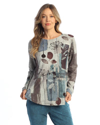 AURELIA FRENCH BRUSHED SIDE SLIT TUNIC-JESS AND JANE