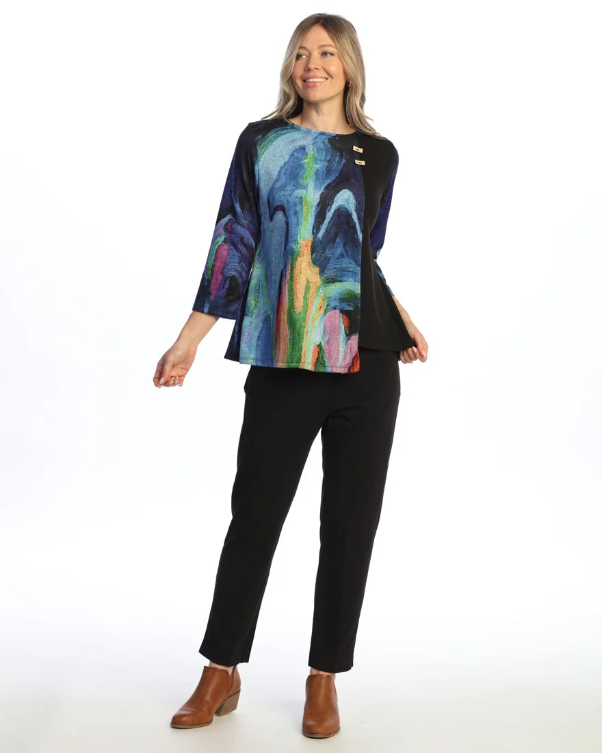 LAYLA FRENCH BRUSH TUNIC W/ FRONT SEAM-JESS AND JANE
