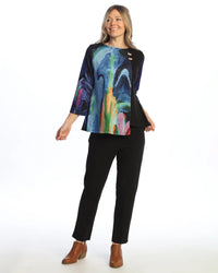 LAYLA FRENCH BRUSH TUNIC W/ FRONT SEAM-JESS AND JANE