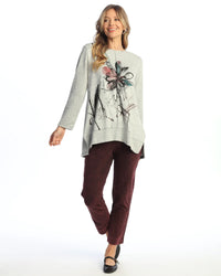 SLIM POCKET PANT-WINE-JESS AND JANE